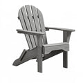 Fauteuil de jardin Adirondack 85 x 78 x 95 cm en bois gris avec accoudoirs