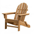Fauteuil de jardin Adirondack 78 x 89 x 95 cm en bois marron pliant